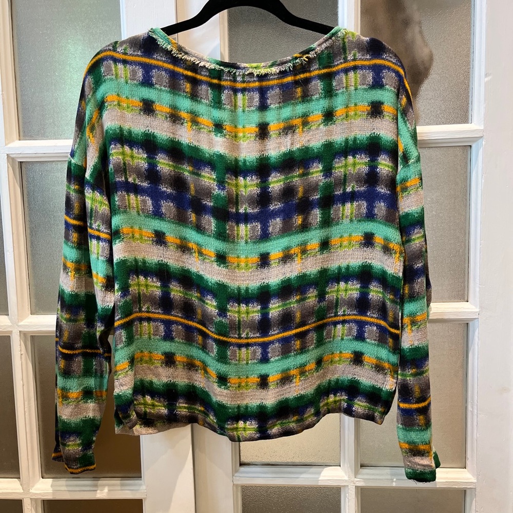 Tracy Reese multicolor Striped Women's Top